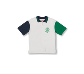 065 | Tennis Collection | Slogan Print Polo Shirt